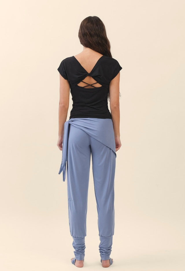TS125 CONTOUR SHIRRING SLEEVELESS
