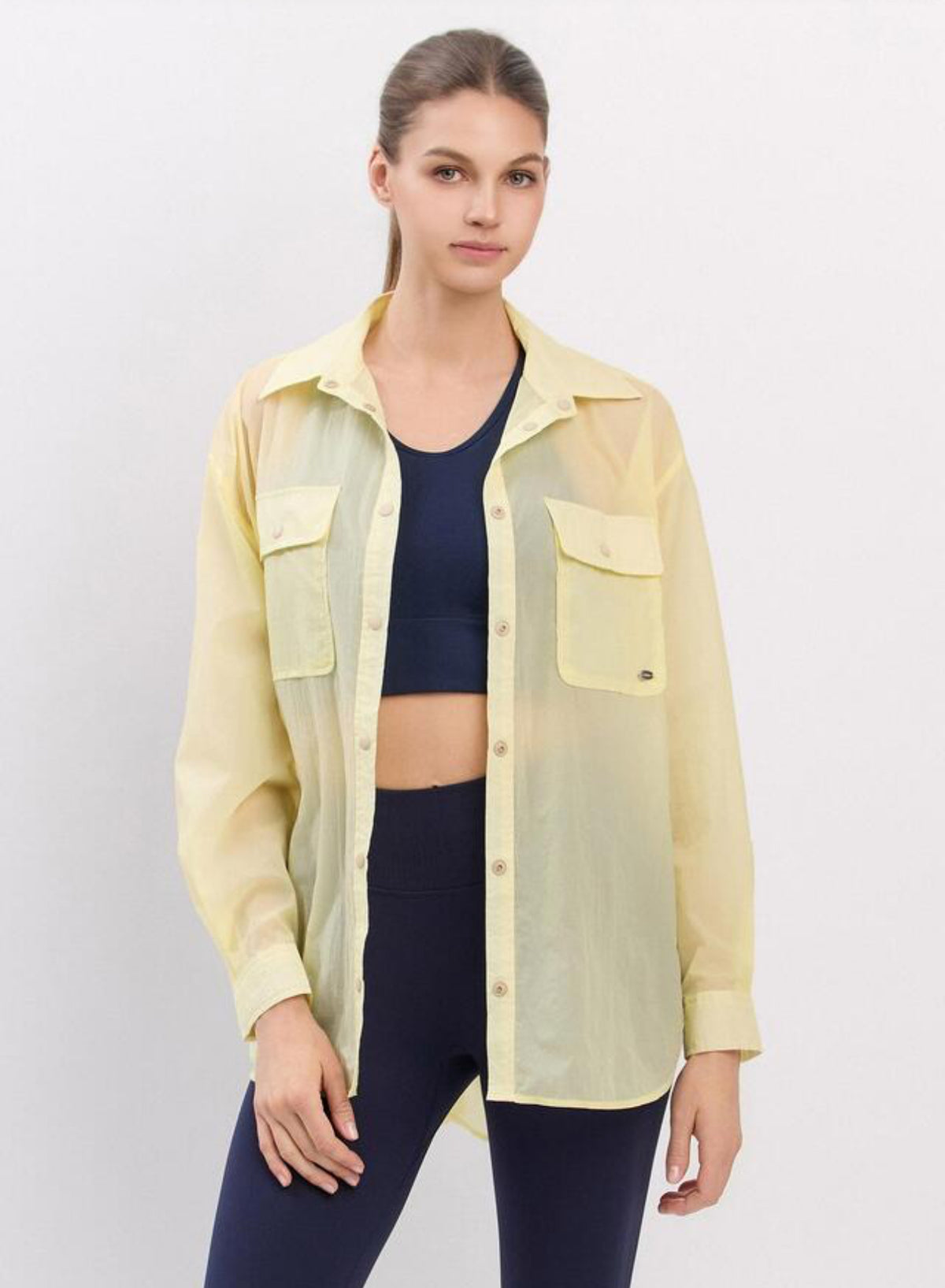 ST181 BACK SLIT SHIRT