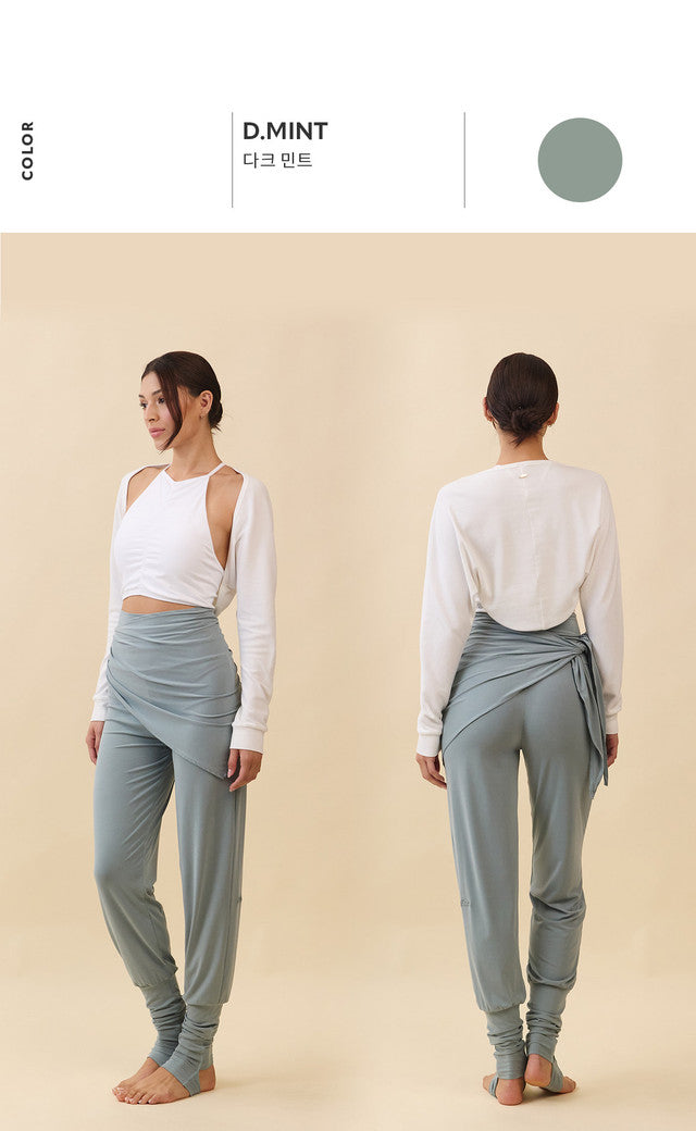 PR473 RELAX WRAP COVERUP PANTS