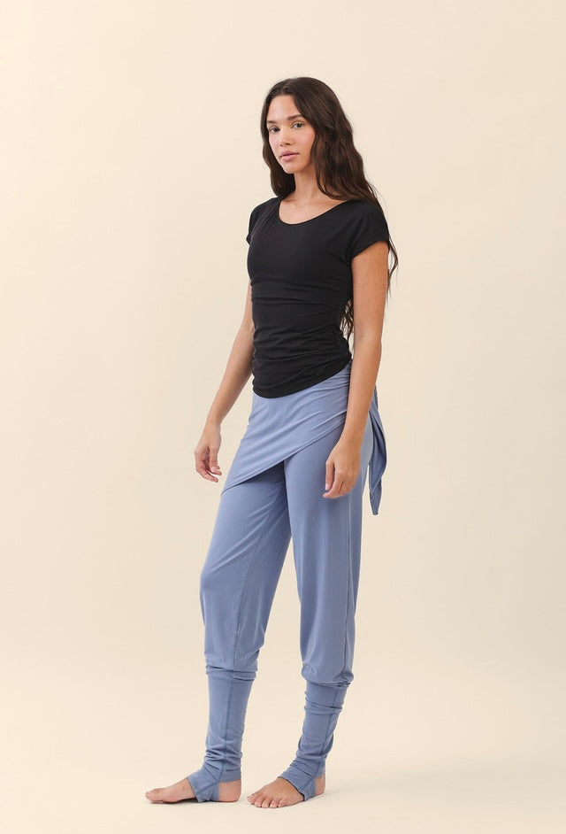 TS125 CONTOUR SHIRRING SLEEVELESS