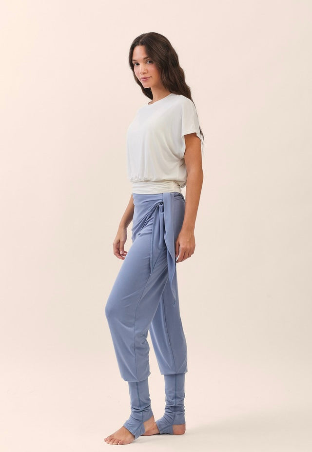 TS124 SHAPE BANDING CROP TEE