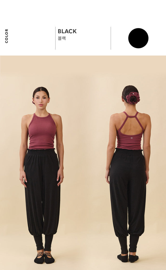 PR471 RELAX FRILL JOGGER PANTS