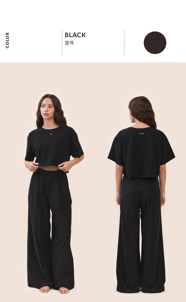 PT434 WOVEN WIDE PANTS