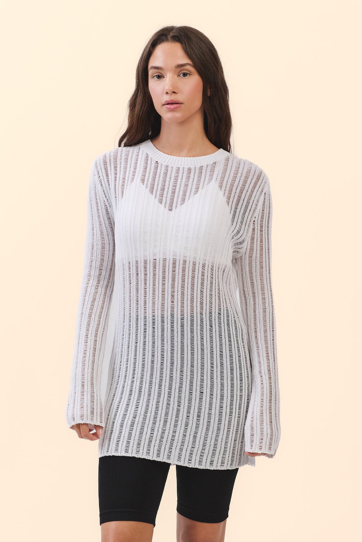 SP205 SHEER COVERUP KNIT