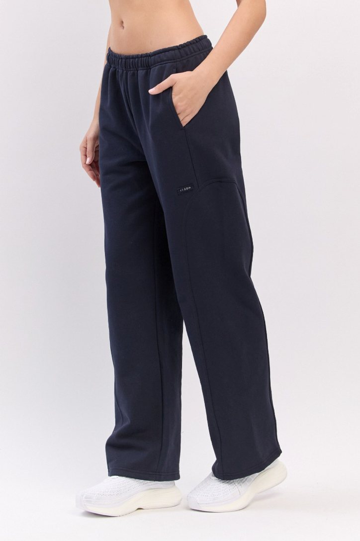 PJ461 RIBBED BLOCK PANTS