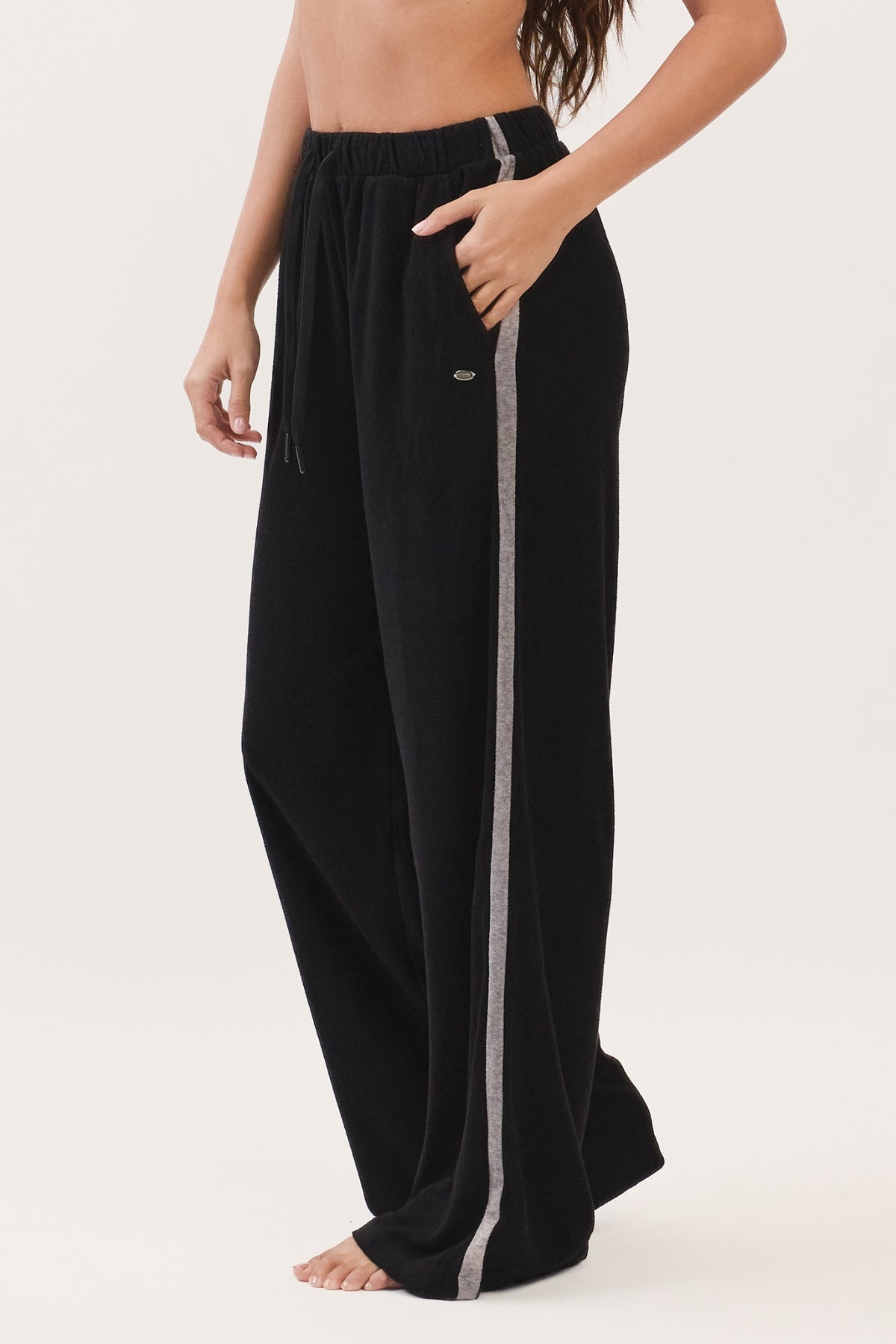 PJ487 LINE TERRY PANTS