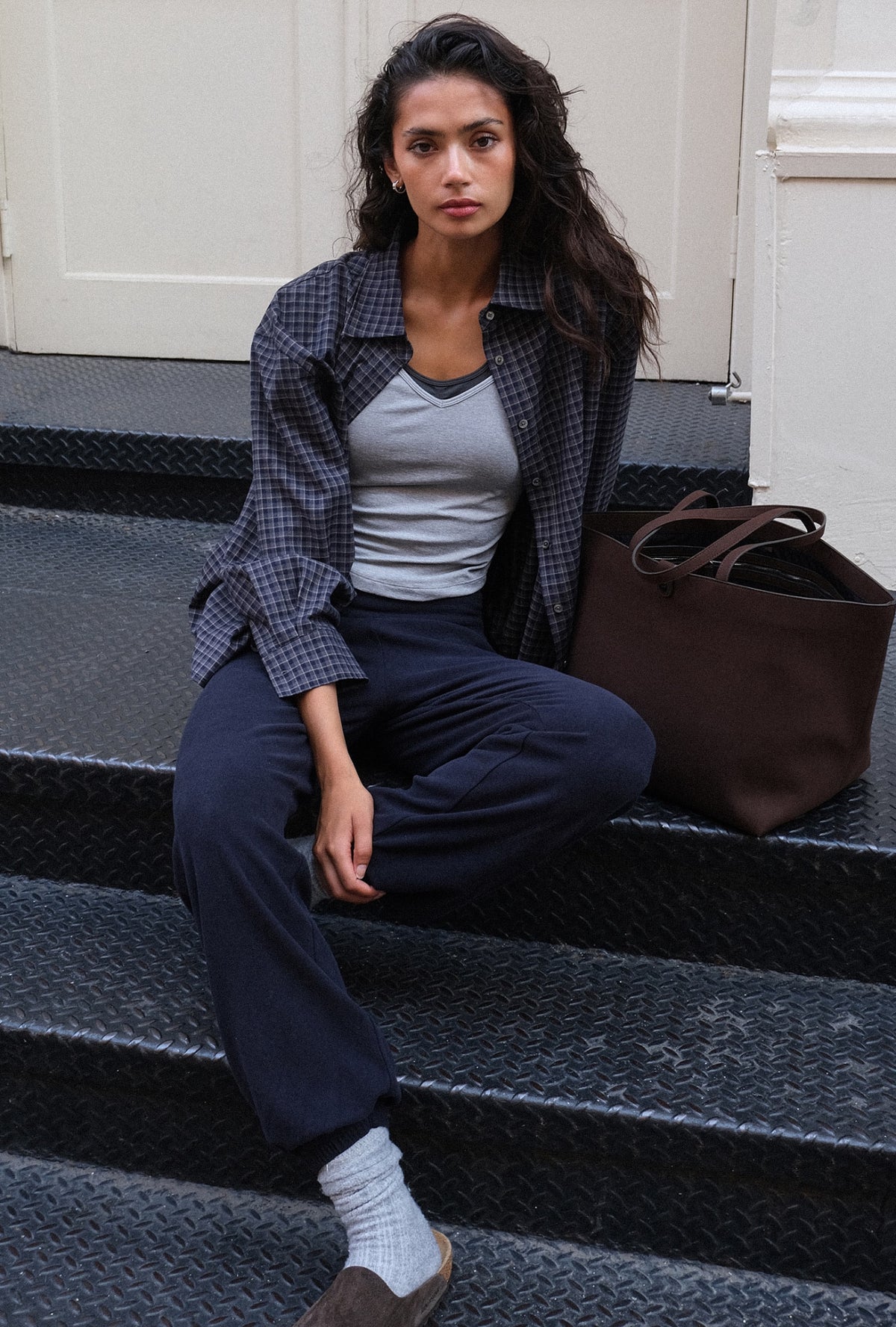 PL455 MICRO STRAIGHT-LEG PANTS