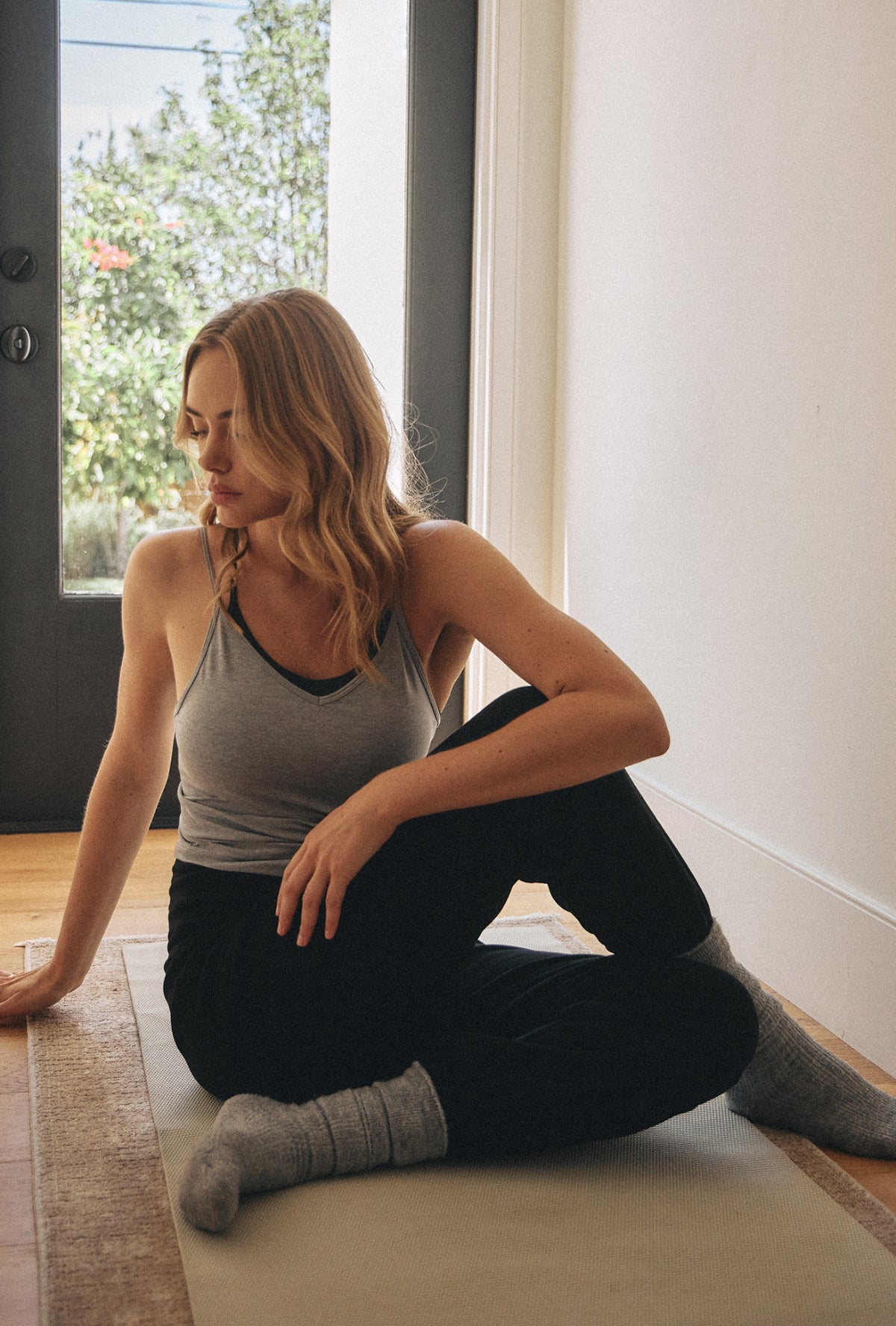 PL455 MICRO STRAIGHT-LEG PANTS