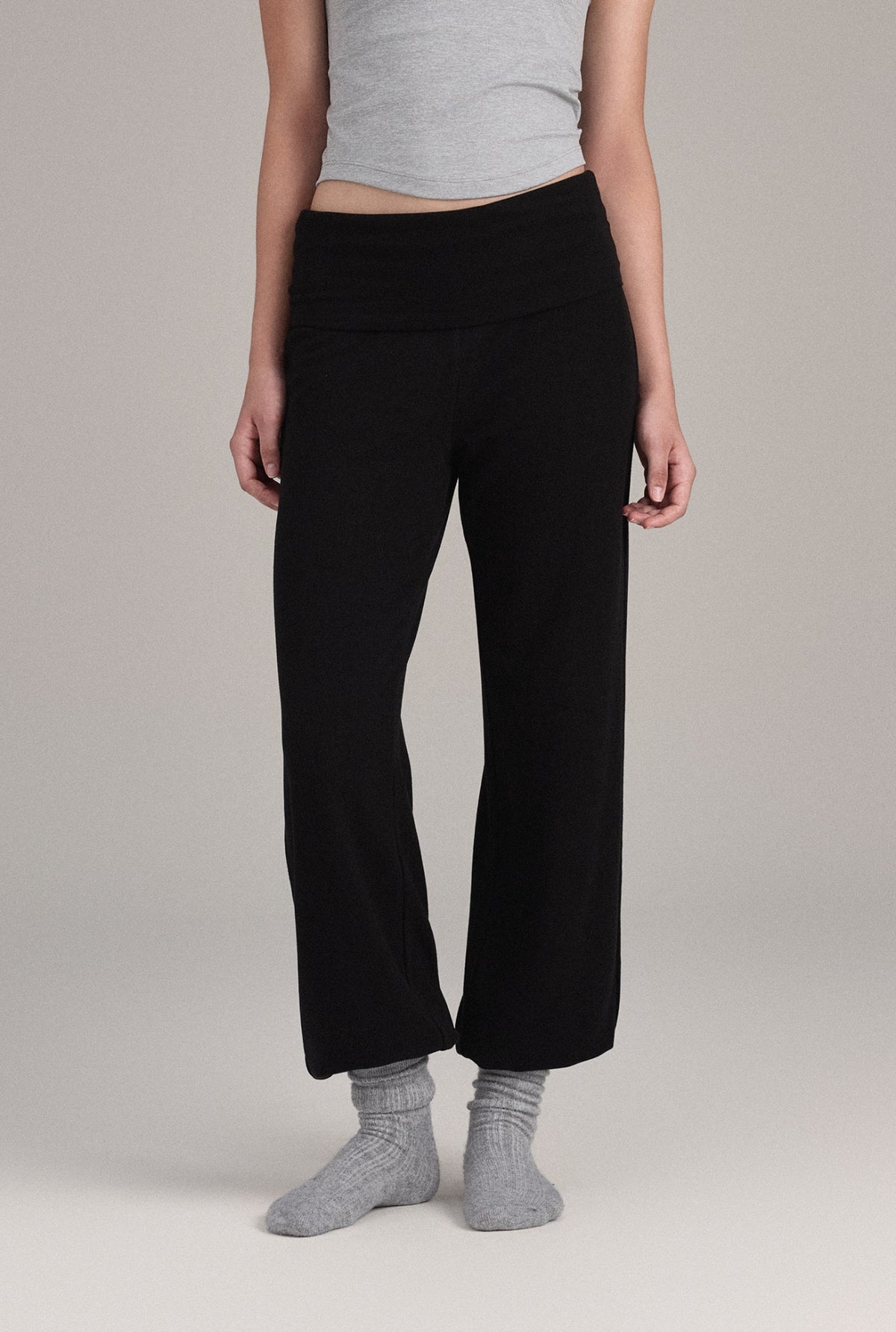 PL455 MICRO STRAIGHT-LEG PANTS