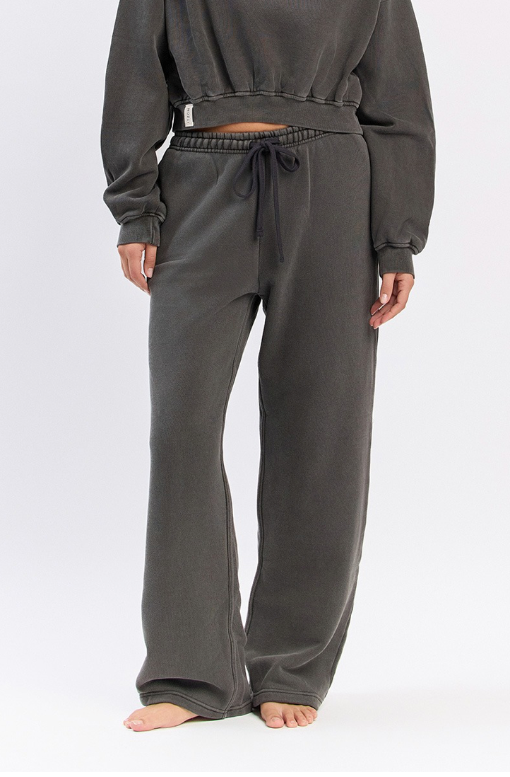 PL204 PIGMENTED FLEECE PANTS