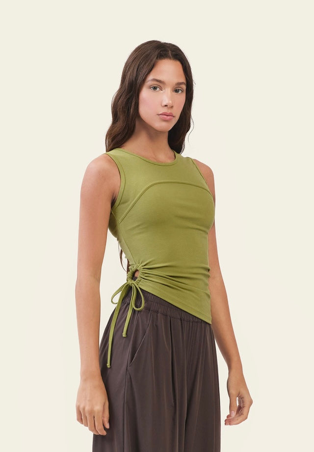 TS135 CONTOUR STRING SLEEVELESS
