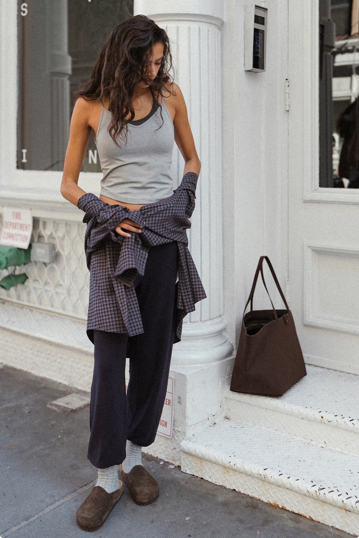ST351 OVERSIZED CHECK SHIRT