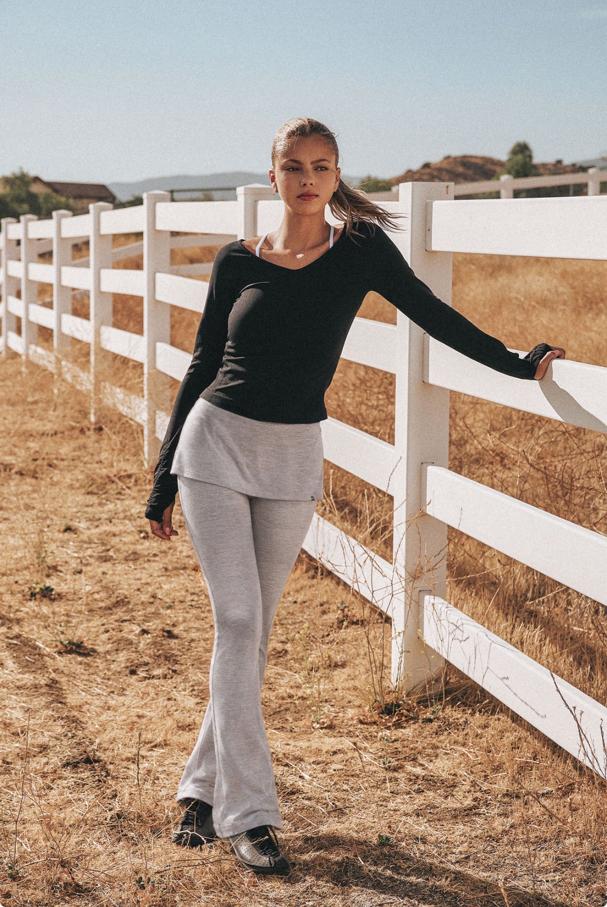 PL452 MOTION WRAP 9 LEGGINGS