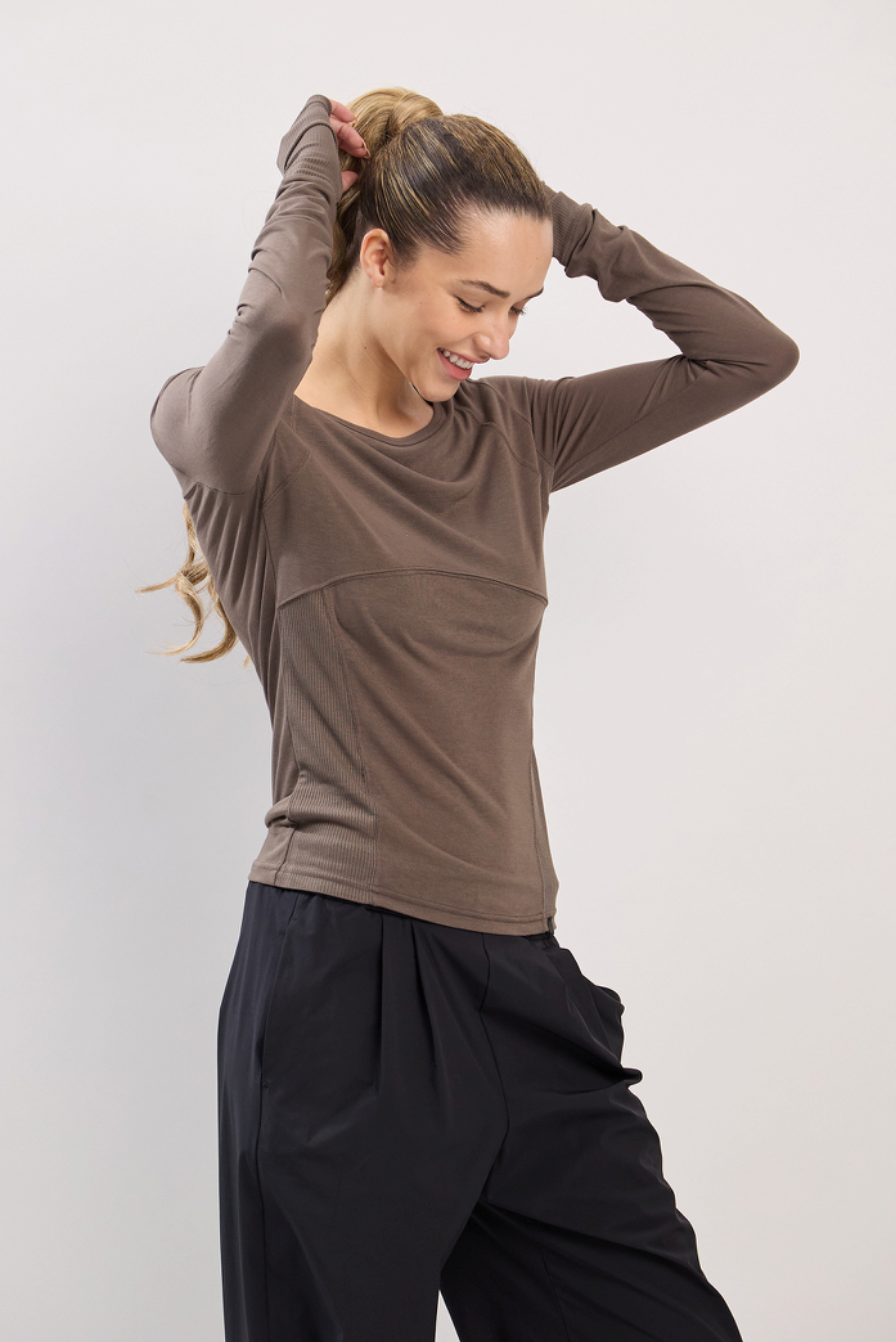TL124 SILK LS TOP