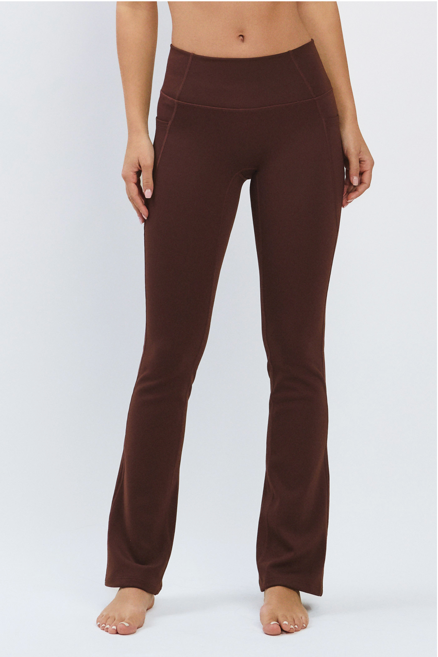 PL418 BONDED FLARE LEGGINGS