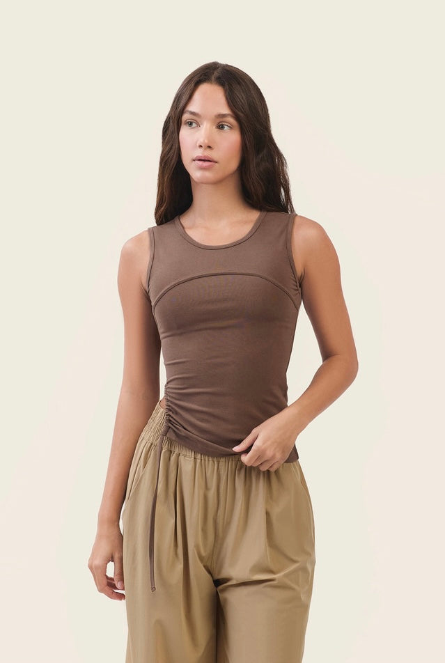 TS135 CONTOUR STRING SLEEVELESS