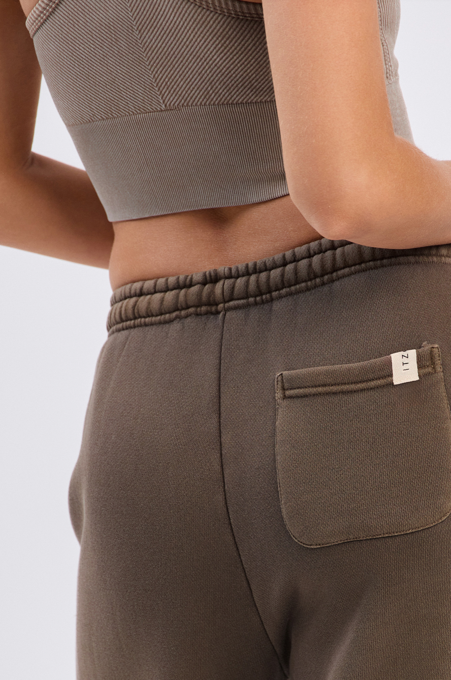 PL204 PIGMENTED FLEECE PANTS