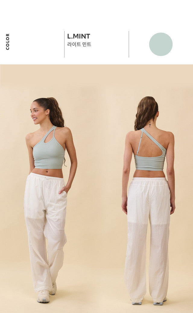 TT044 CONTOUR ONESHOULDER TANKTOP