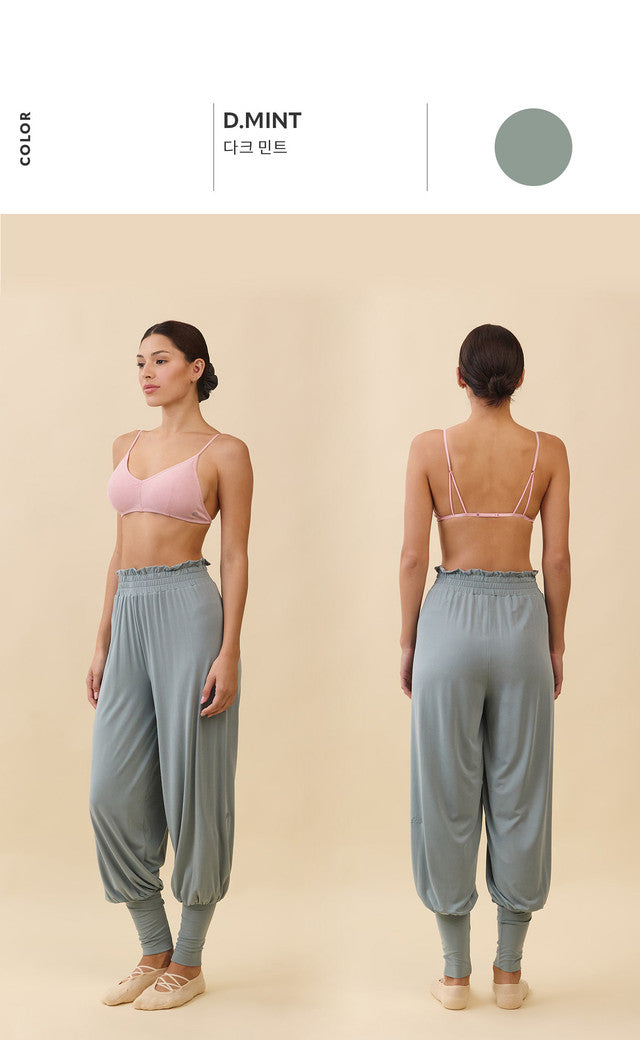 PR471 RELAX FRILL JOGGER PANTS