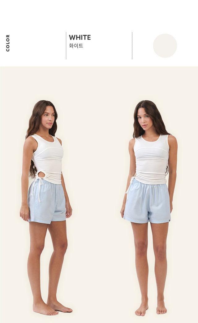 TS135 CONTOUR STRING SLEEVELESS