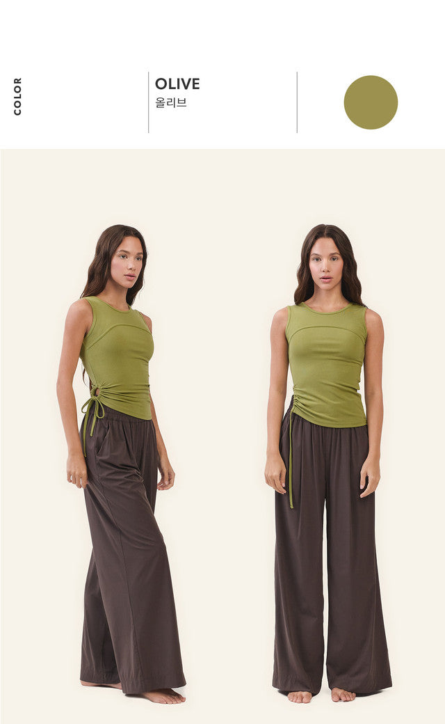 PT434 WOVEN WIDE PANTS