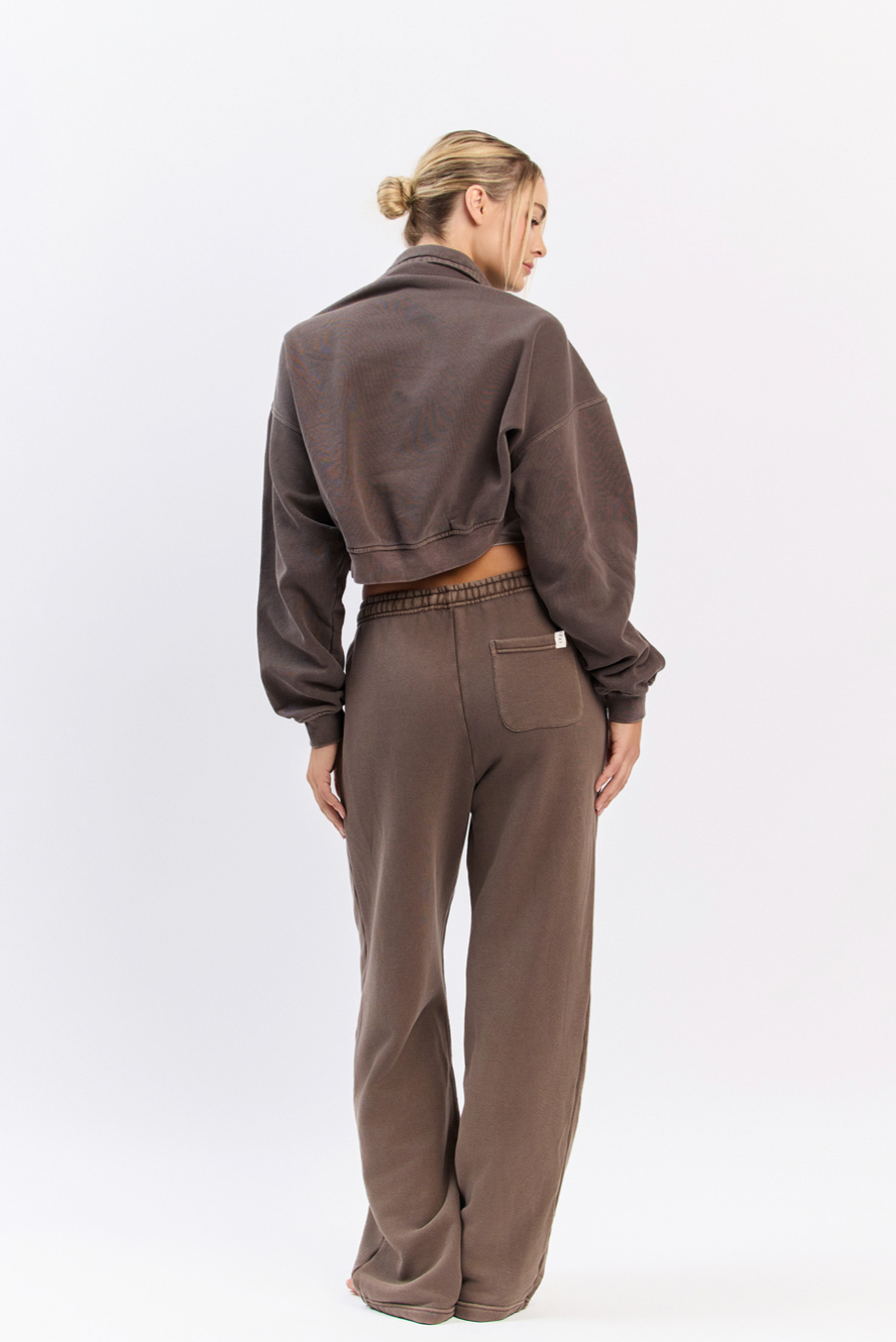 PL204 PIGMENTED FLEECE PANTS