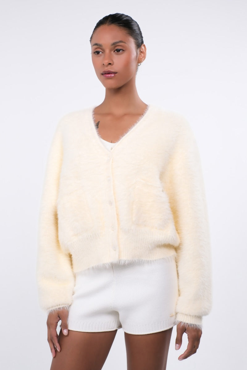 SC243 ANGORA CARDIGAN